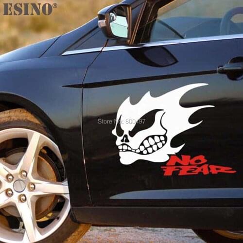 20 x Funny Creative Film Car Accessories Styling Skull No Tear Decoration Car Body Door Stickers Decal Pattern Vinyl