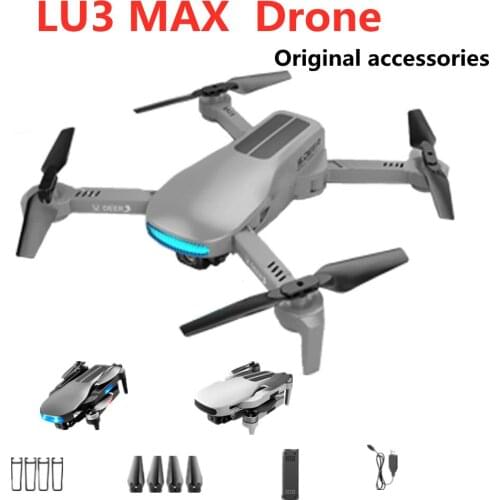 LU3 MAX Drone Original Accessories 7.4V 3000mAh Battery Propeller Blade usb line Accessories For LU3 MAX Dron Battery Spare Part