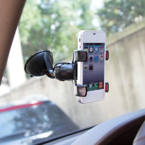 1pc Universal Auto Mobile Phone GPS Stand Mini Car Windshield Mount 360 Degree Rotation Phone Holder Suction Cup