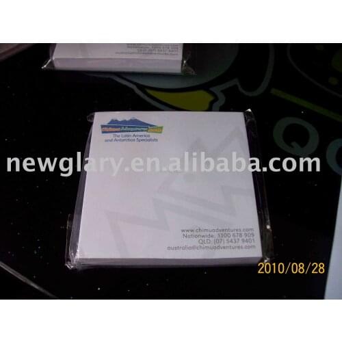 Free custom logo paper cube /sticky note 75*75*50SHEETS 200pcs/lot