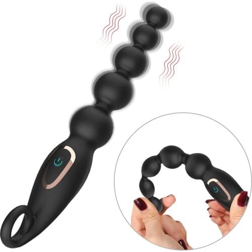 Wireless Remote Anal Plug Bead Dildo Vibrator Suction Cup Butt Plug Male Prostate Massager Vibrator Sex Toys Vibradores