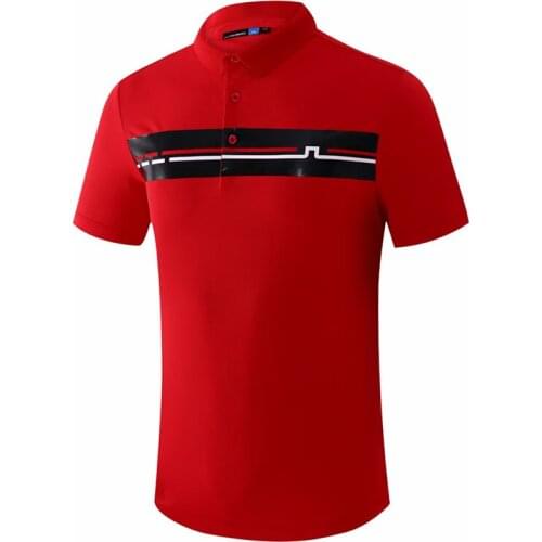 Spring Summer New Mens Golf Sportswear Stretch Quick-Drying Short-Sleeved T-Shirt Sports Casual Top Free Shipping