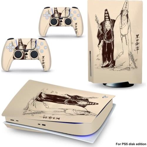 Hell Angels PS5 Standard Disc Edition Skin Sticker Decal Cover for PlayStation 5 Console & Controller PS5 Skin Sticker Vinyl
