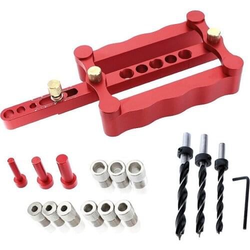 New Self Centering Dowelling Jig Metric Dowel 6/8/10Mm Drilling Tools For Wood Working Woodworking Joinery Punch Locator Tool