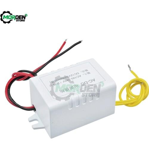 100-240V To 12V 300mA AC-DC Step Down Buck Transformers For W1209 Thermost Temperature DC Power Supply
