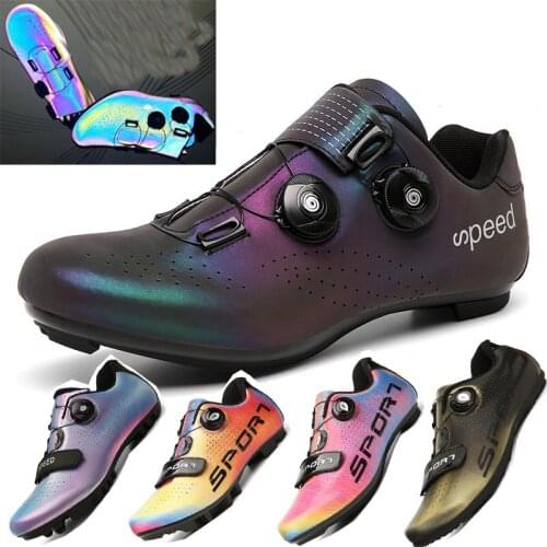 Professional Athletic Bicycle Shoes MTB Cycling Shoes Men Self-Locking Road Bike Shoes sapatilha ciclismo Women Cycling Sneakers