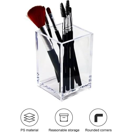 Cosmetic Transparent Makeup Brush Holder Storage Box Storage Box Bracket Storage Acrylic Cosmetic Container Storage Brush