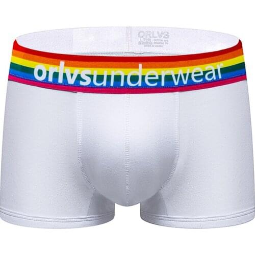 ORLVS Boxer Shorts Stretch Protection Belt Underwear Independent Codpiece Anti-hemming Pants Free Storage Comfortable Stylish