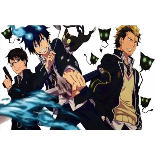 Blue Exorcist Canvas Fabric Cloth Poster Custom Art Canvas print Professional Home Wall Decoration