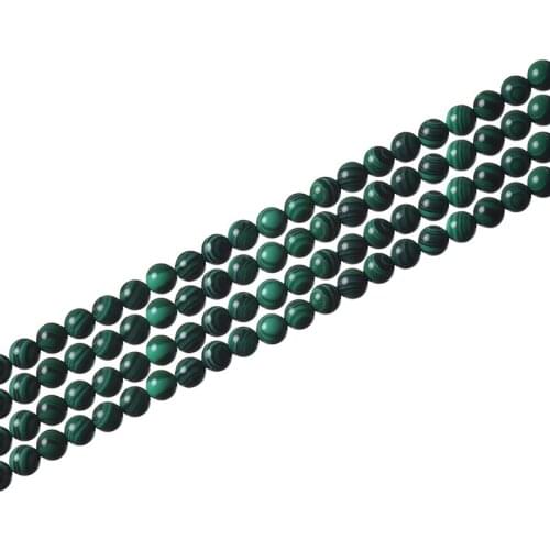 Dark Green Malachite Stone Beads 3mm For Diy Handmade Bracelets Accessories 15inch H683