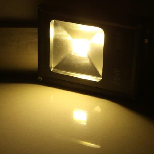 Ultrathin 20W 85-265V LED Floodlight IP65 Water-resistant Environmental-friendly for Outdoor Pathway Garden Yard Drop shipping