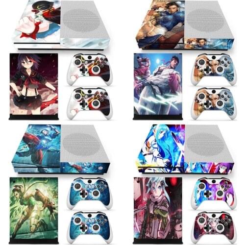 Protective Skin decal good Design For Microsoft XBOX One S Console Skin Sticker Controller