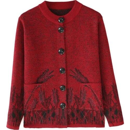 Spring Autumn Knitted Sweater Women Cardigan Coat Fashion O-Neck Long sleeve Knit Sweater Women Loose Sweaters Cardigans Outwear