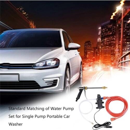12V 80W 130PSI High Pressure Car Washing Cleaning Water Sprayer Gun Garden Watering Spray 8m Hose Nozzle Sprayer