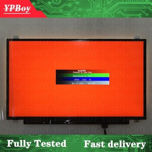 17.3" Laptop LCD Display Panel 40Pins 120HZ 72% NTSC 400 cd/m² WQHD 2560x1440 LED Screen matrix B173QTN01.4