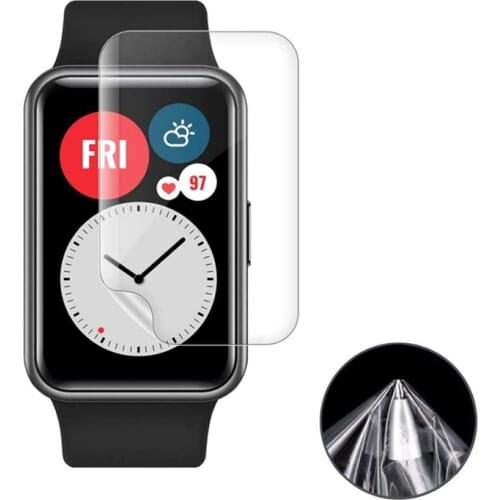 2Pcs Unthin Soft TPU HD Clear Protective Film For Huawei Honor ES Smart Watch Full Screen Protector Cover For Huawei Watch Fit
