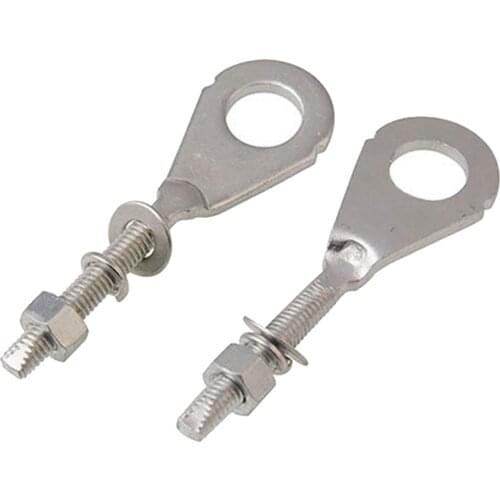 2 Pcs Rear Chain Adjuster Tensioner Set For Honda CRF80F XR80R XR100 CT70