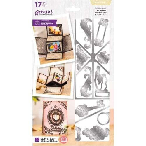 2021 AliliArts Metal Cutting Dies Twist & pop card diy Scrapbooking Photo Album Decorative Embossing PaperCard Crafts Die