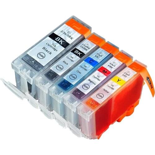 5 Pack Compatible Canon BCI-3 , BCI-3E , BCI-6 for use with Canon i860, PIXMA iP4000, PIXMA iP4000R, PIXMA iP5000, PIXMA MP750