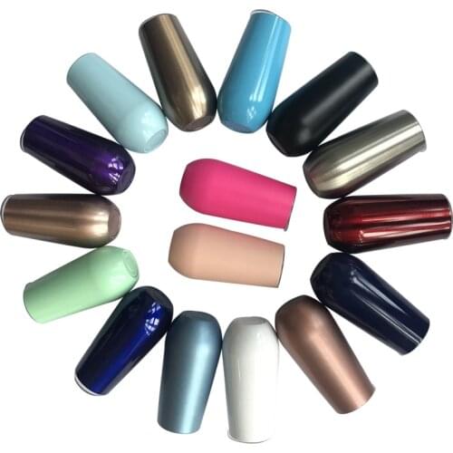 6oz Champagne Beer Cups Wine Tumbler With Lid Stainless Steel Glass Thermos Insulated Mug Drinkware Water Bottle