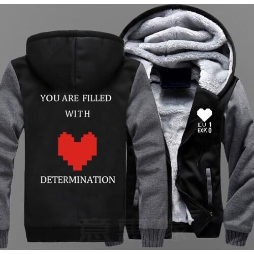 [STOCK]Hot Game Undertale Frisk Sans Cosplay Costume Jackets Coats Long Winter Zipper Hoodie M-5XL For Halloween Men