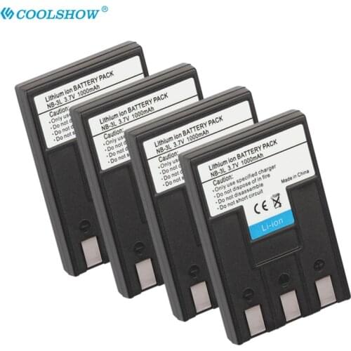 NB-3L NB3L NB 3L Battery for Canon IXUS IIS SD110 IXY I2 I5 S700 750 700 IS IIS SD20 PC1060 PC1114 110.1000mAh Camera Batteries