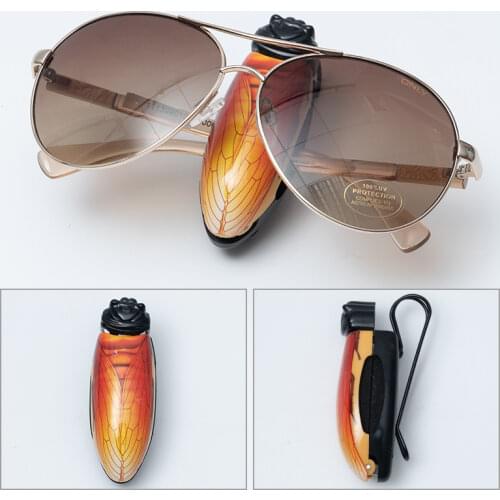 Car accessories Auto Fastener Clip ABS Car Vehicle Sun Visor Sunglasses Eyeglasses rope Glasses Holder Clip Hot Selling