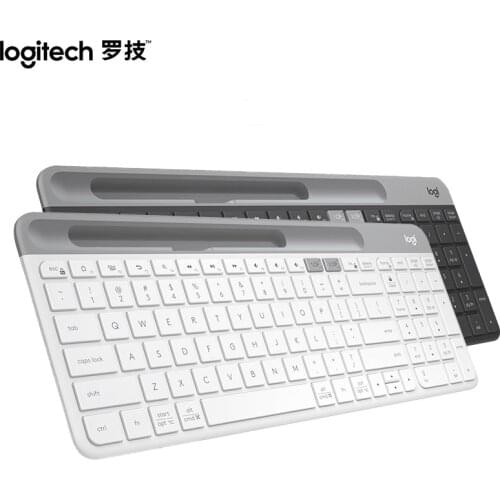 Logitech K580 Wireless Keyboard Multi-Device Bluetooth-Compatible Dual Mode Portable for PC Computer Tablet Cell Phone Original
