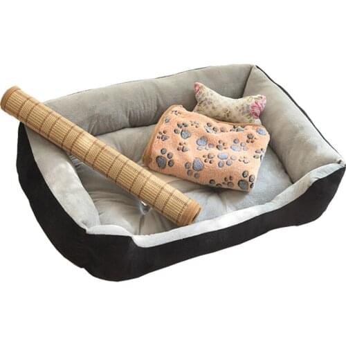 Kennel Four Seasons Universal Small Medium Large Dog Pet Cat Nest Winter Warm Pet Dog Supplies Bed dog beds for small dogs