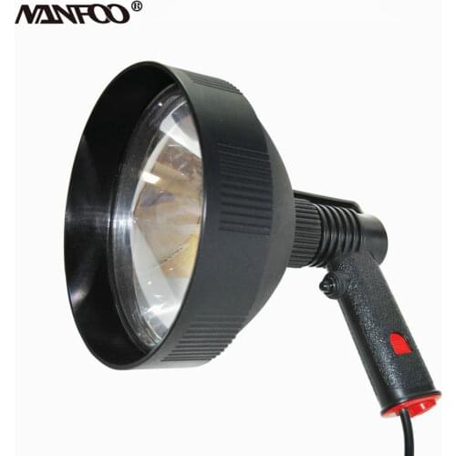 Give a filter! 100W Halogen Hunting Spotlight 1000LM 12V 150MM/175MM/240MM Spot or Flood Beam Searchlight with 12V Female Plug