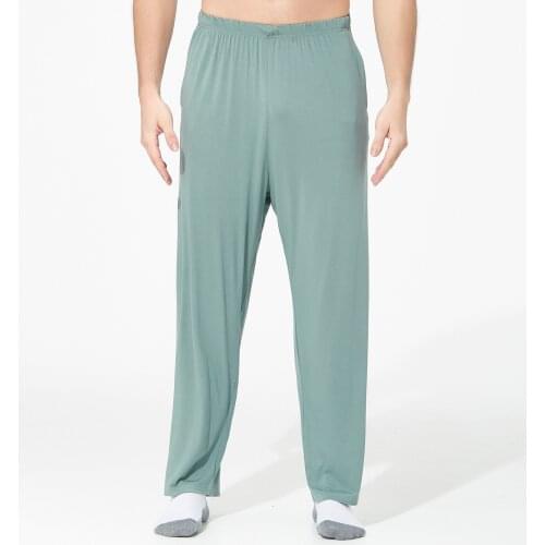 Plus Size Men Sleepwear Loose Solid Cotton Pajamas Male Casual Home Sleep Pants Oversize 2XL-7XL Long Trouse Sleeping Pijama