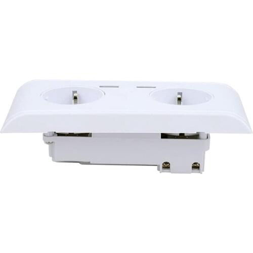 Socket Wall Outlet Multi-Function Socket with Dual USB Connection 250V Eu Plug High-Speed Charger Socket