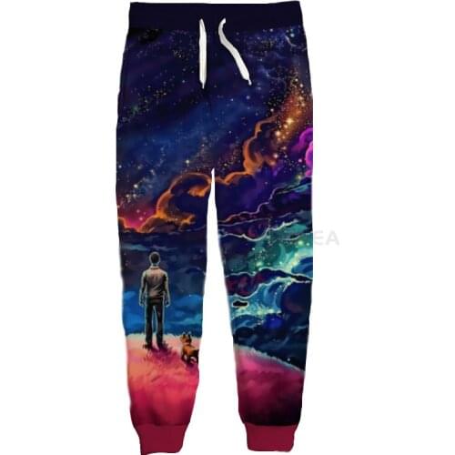 New Fashion Holiday Graphic Spring Autumn Winter Hip Hop Casual Brand 3D Print Trend Abstraction Pants Polyester v12