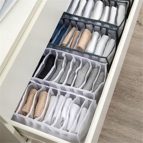Underwear Bra Socks Panty Storage Boxes Cabinet Organizers Wardrobe Closet Home Organization Drawer Divider Dormitory Save Space