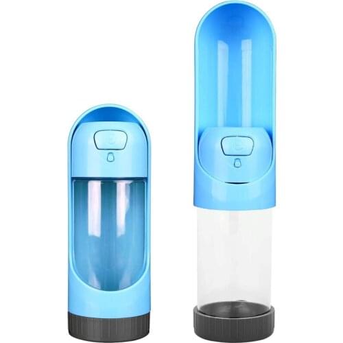 Portable Dog Water Bottle Leak Proof Dispenser Lightweight Pet Travel Drinking Bowl for Walking Hiking with Food-Grade Material
