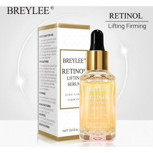 BREYLEE Retinol Lifting Firming Serum Face Collagen Essence Remove Wrinkle Anti Aging Facial Skin Care Fade Fine Lines Repairing