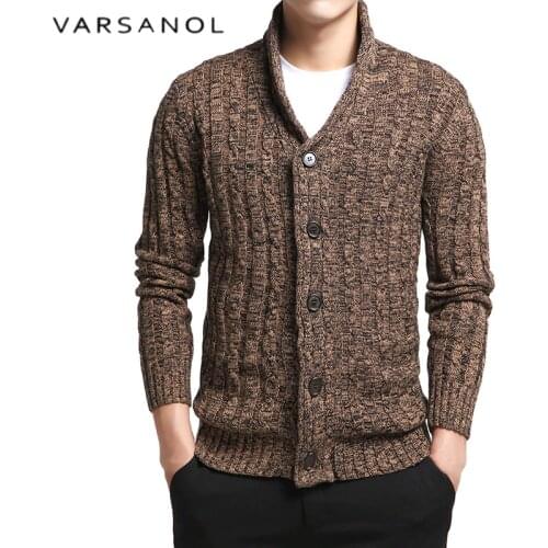 VARSANOL Men's Knitted Cardigans
