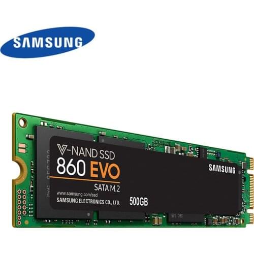 SAMSUNG SSD 860 EVO M.2 2280 SATA 1TB 500GB 250GB Internal Solid State Disk Hard Drive HDD M2 Laptop Desktop PC TLC PCLe M.2