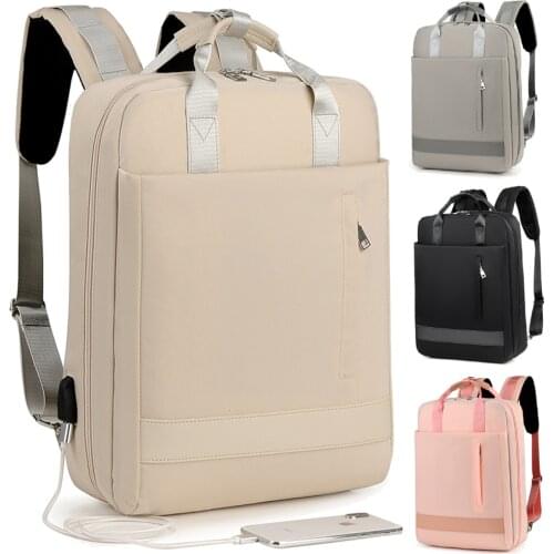 14 15 15.4 15.6 inch with USB interface Waterproof Laptop Notebook Bags Backpack Case for Men Women School Travel