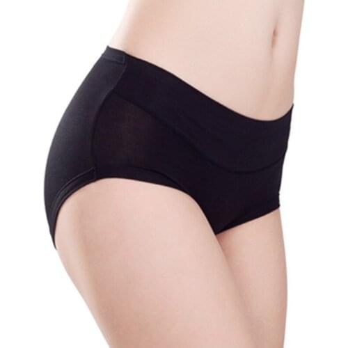 Womens panties in the waist plus fat size without a mark triangle panties female modale fat mm than cotton cotton sexy