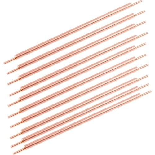 10 Pcs Lithium Battery Spot Welder Electrode Tip Welder Spot Welding Pin Welding Accessories Alumina Copper Welding Feet