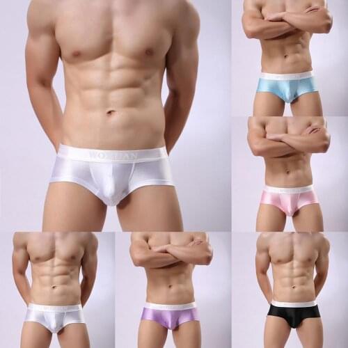 Snooth Boxers Men Bright Color Underwear Men Mid Rise U Convex Boxers Shorts Boxershorts Men Boxers Underwear boxers para hombre