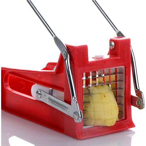 French flying knife stainless steel potato chip cutting machine manufacturer slicer chopper 2 blade kitchen gadget