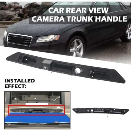 Misayaee Car Trunk Handle Camera Rear View HD Camera for Audi A3 8P A3 Cabrio A6 B6 B7 8E A6 4F Parking Backup Camera 170