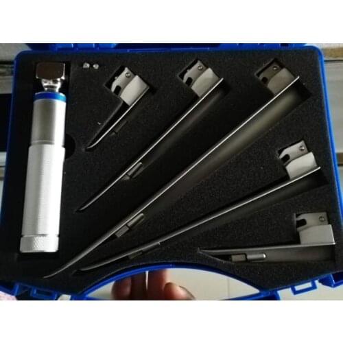 Animal laryngoscope bulb pet laryngoscope right opening anesthesia laryngoscope