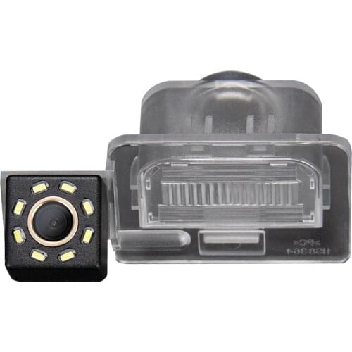 Misayaee Car Rear View Reverse Parking Camera Golden 8 LED for KIA K5 2016 2017 Night Vision Waterproof