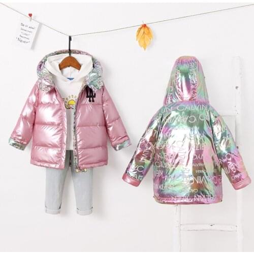 2020 Fashion New Fashion Childrens Winter Jacket Boys and Girls Warm Natural Duck Down Hooded Coat Outerwear Clothes Parkas For