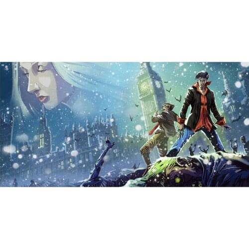 Fashion Dylan Dog Print Big 70*140cm Hot Sale Absorbent Bamboo Fiber Bath Beach Gym Travel Swim Towel Fast Drying