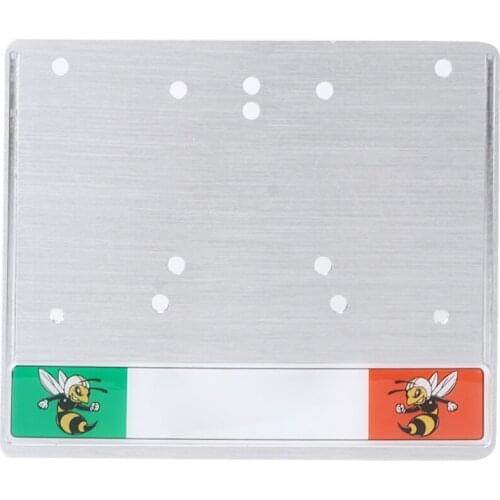 Fashion High Quality Aluminium License Plate Holder Frame Motorcycles Replacement Accessory Fit For Vespa Sprint GTS GTV LX