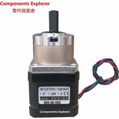 Nema17 Planetary Stepping Motor peed Reducer Body 40 High Torque Reduction Ratio 1:5.18 42STH40-1684AG5